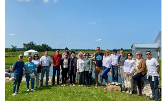 EMBASSY REPRESENTATIVES VISITED “GROOVYYURTS” FARM